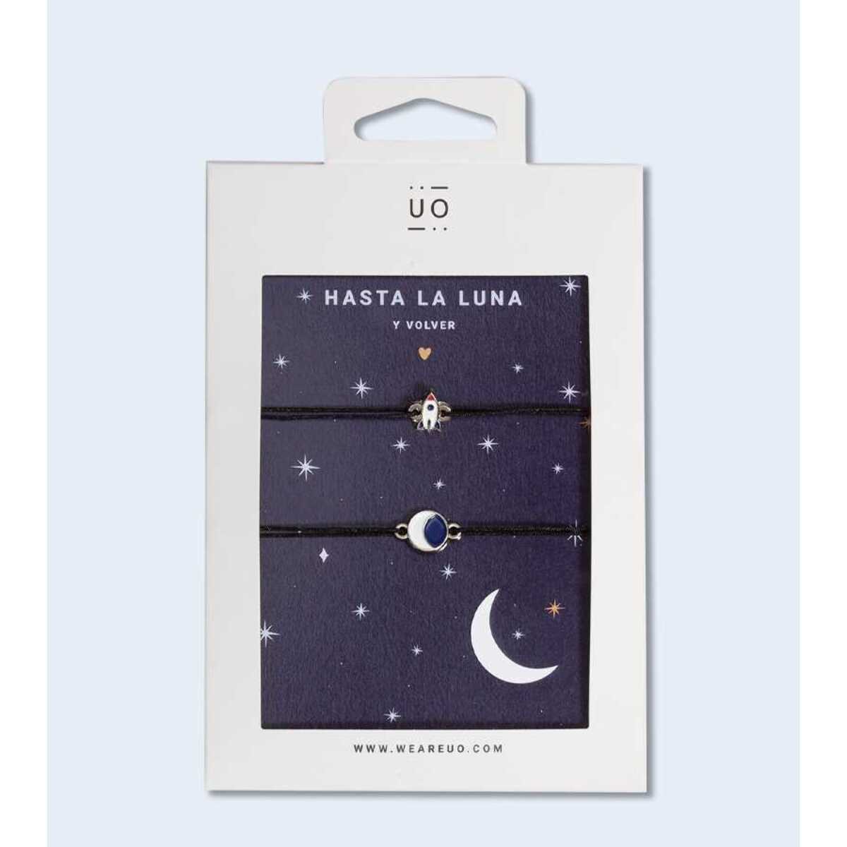 Set 2 Charms "Hasta la luna y volver"
