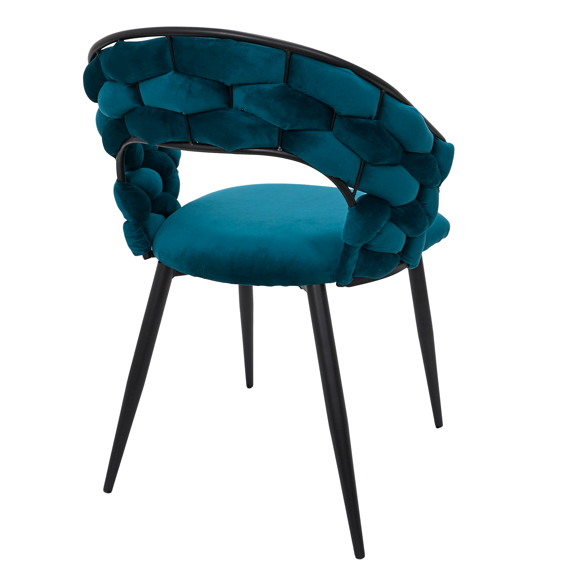 Chaise Sawyer Bleu Canard - Lot de 2