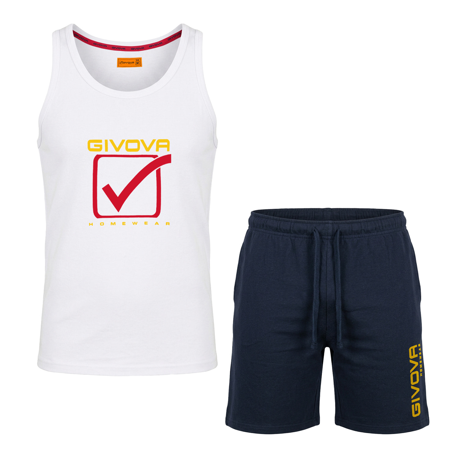 Completo Homewear Uomo Corto GIVOVA Cotone