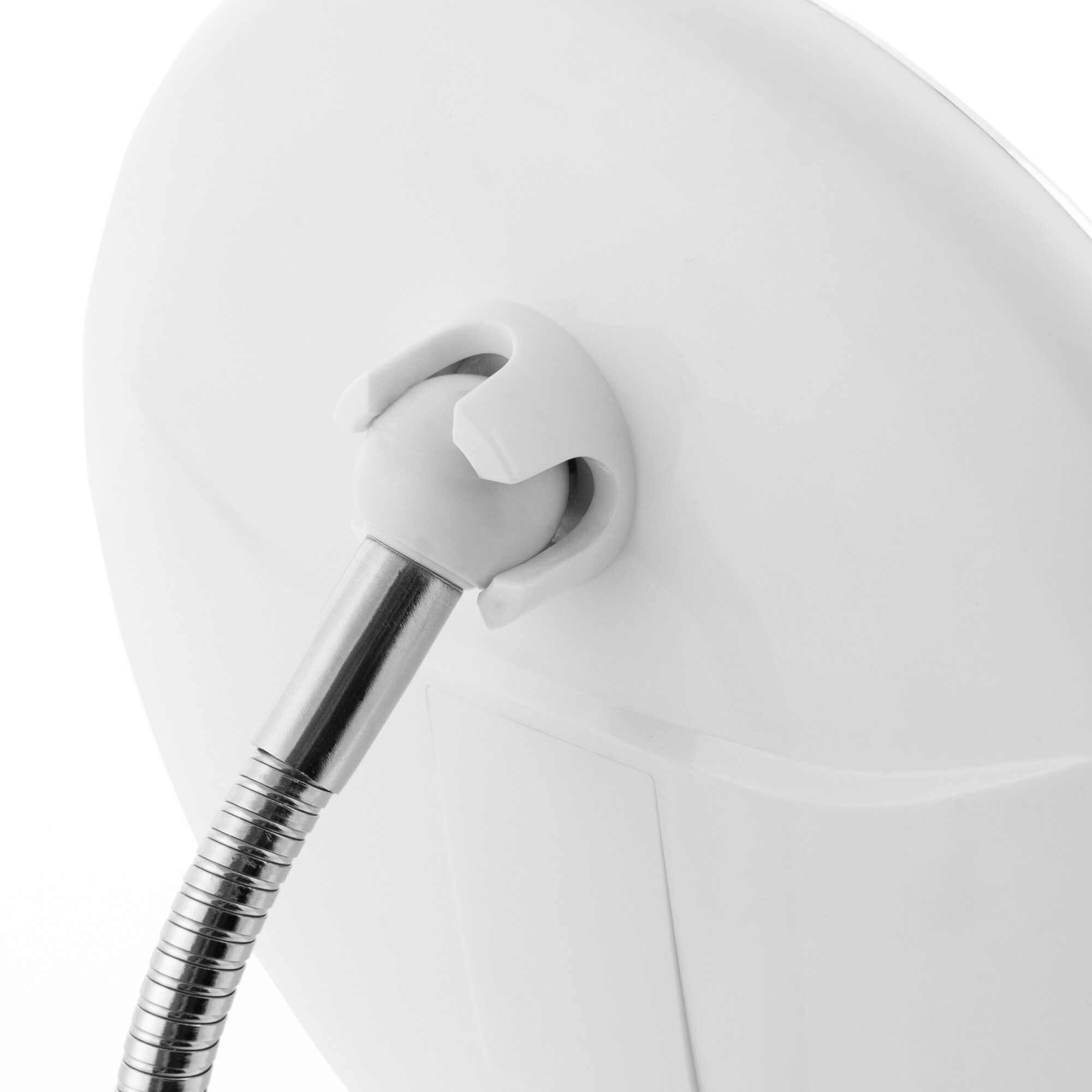 Specchio di Aumento LED con Braccio Flessibile e Ventosa Mizoom - Bianco - ABS, Vetro e Metallo - 2
