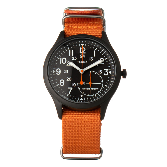 Reloj Timex TW2V10500LG Hombre Analogico Cuarzo con Correa de Nailon