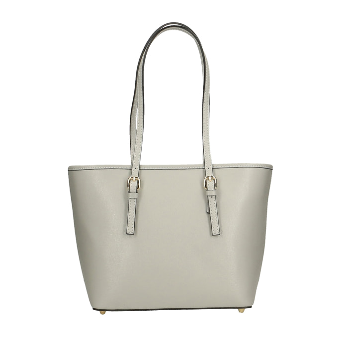 Borsa a spalla da Donna Chantal in Vera Pelle Made in Italy 23x26x12 cm