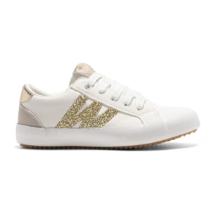 Zapatillas Deportivas con Detalles en Dorado