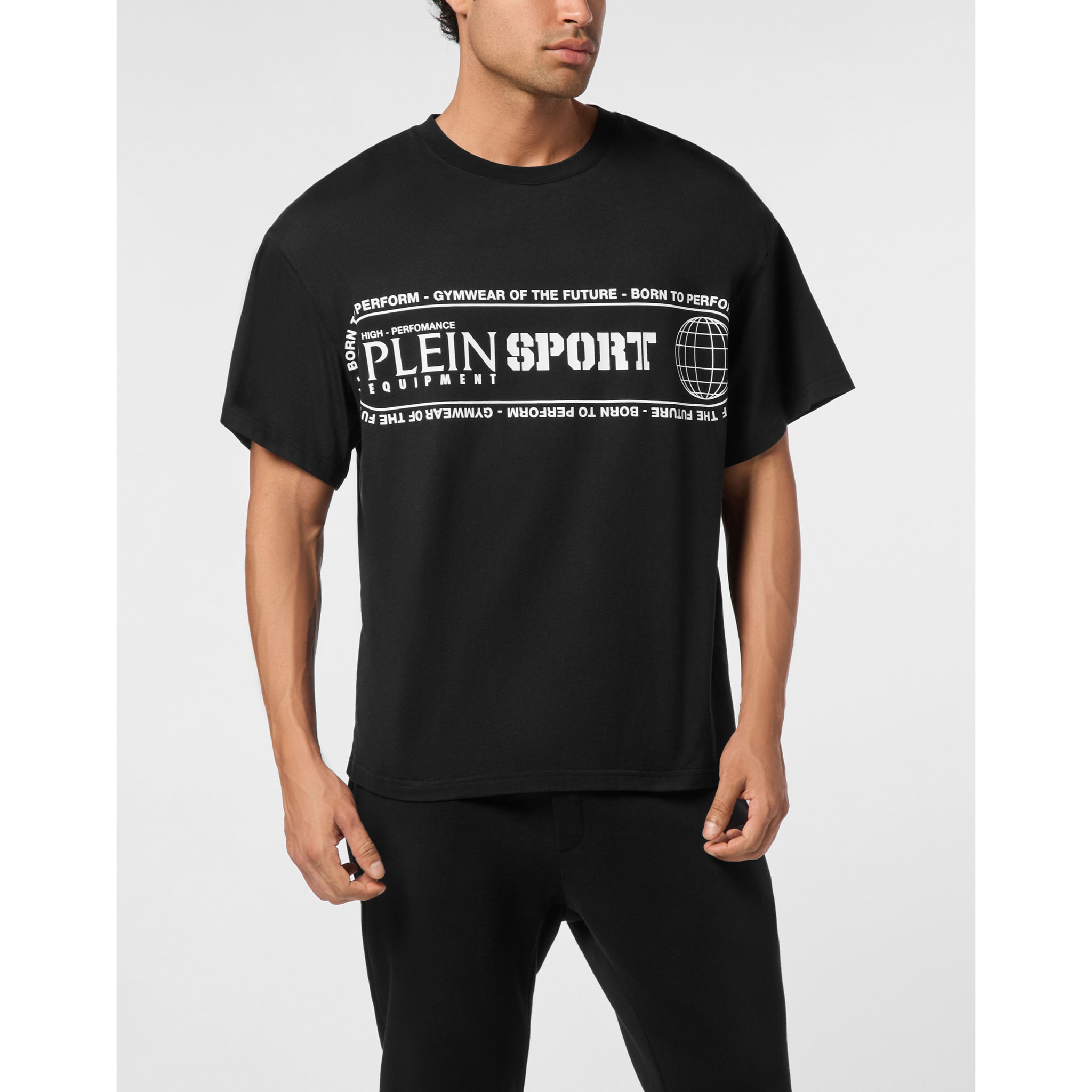 PLEIN SPORT Camiseta Cuello Redondo Ss LOGO