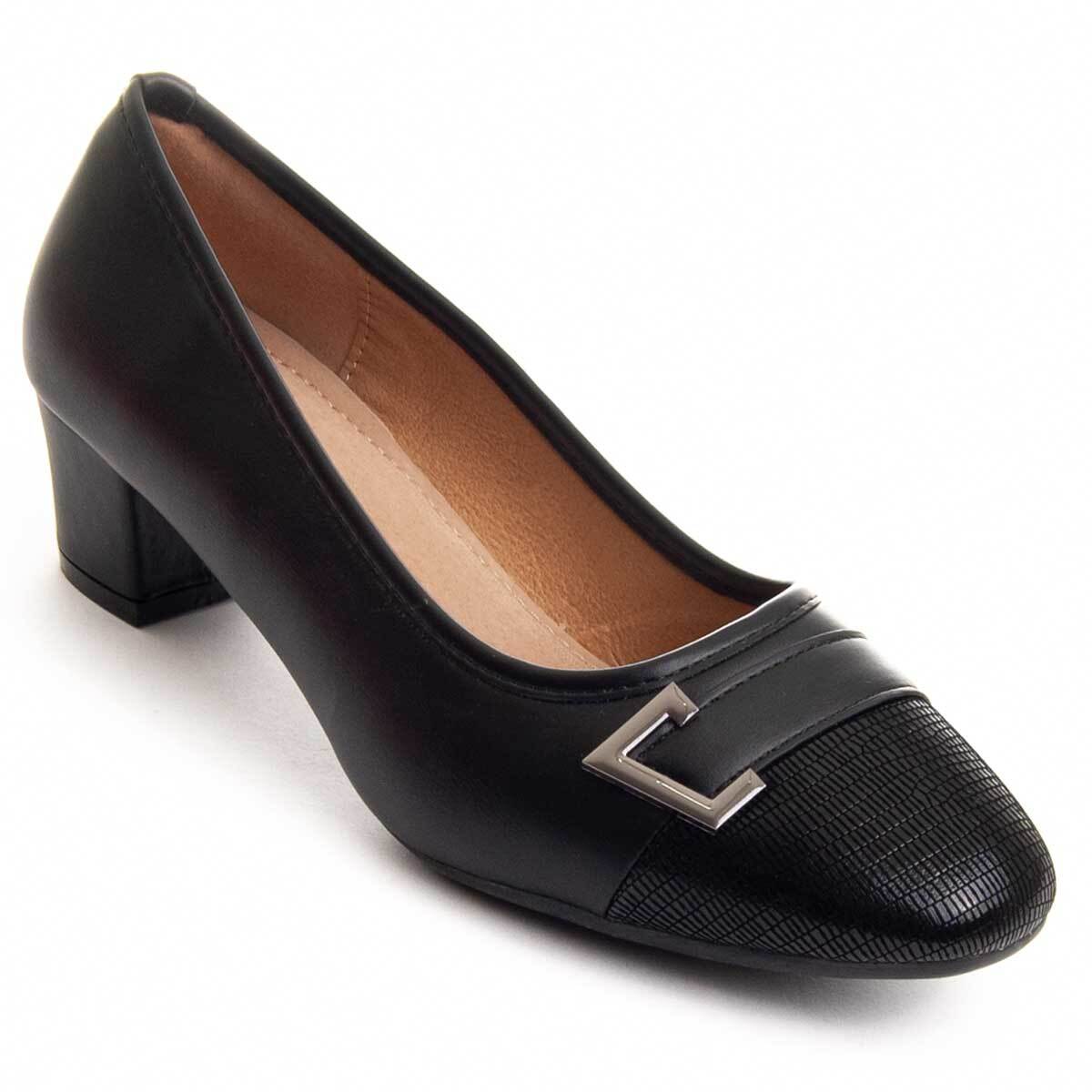 Zapatos de Tacón - Negro - Altura: 3 cm