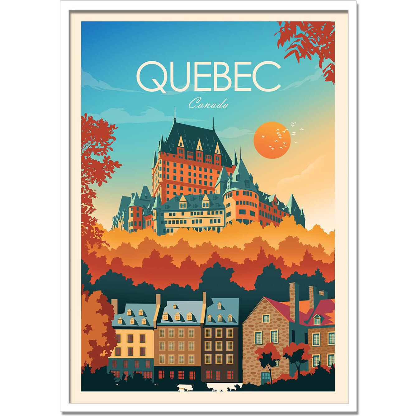 Affiche - Quebec Canada - Studio Inception