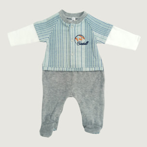 TUTINA FELPA CINIGLIA BASEBALL