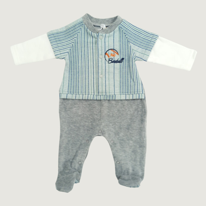 TUTINA FELPA CINIGLIA BASEBALL