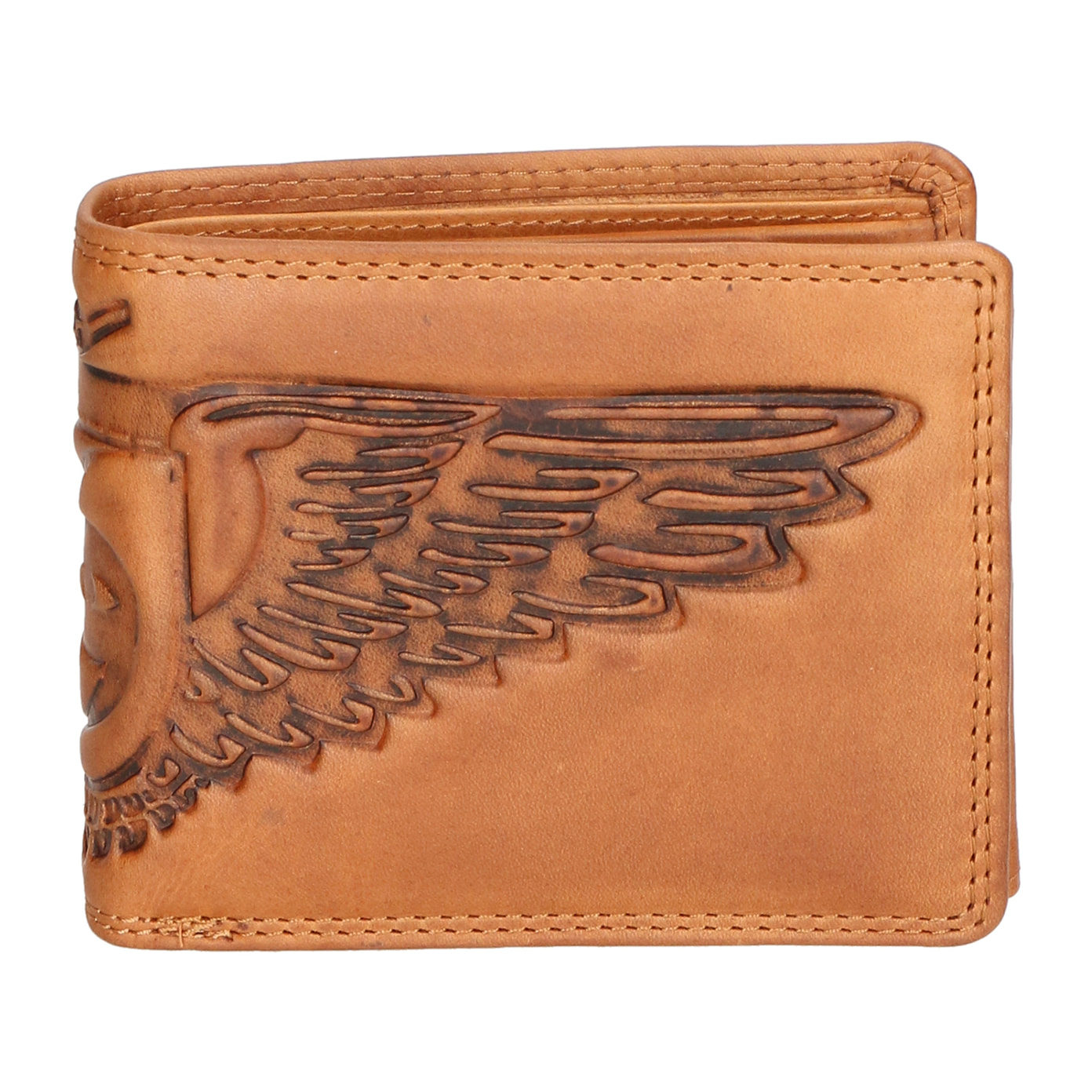 Portafoglio da Uomo in Vera Pelle fashion 10x12,5x3 cm