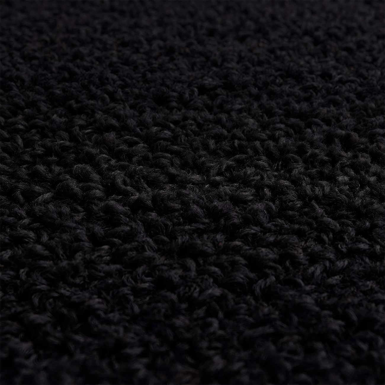 Silla de escritorio tapizada en borreguito negro 76-89,5 cm Candy Negro