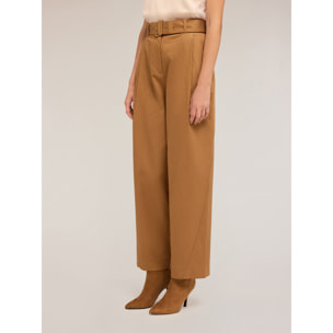 Motivi - Pantaloni balloon con cintura in tessuto - Beige