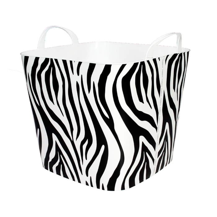 Cesto 25l diseño zebra