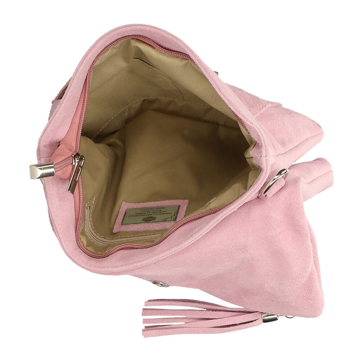 Borsa a tracolla da donna In Vera pelle Made in Italy 28x22x5 cm