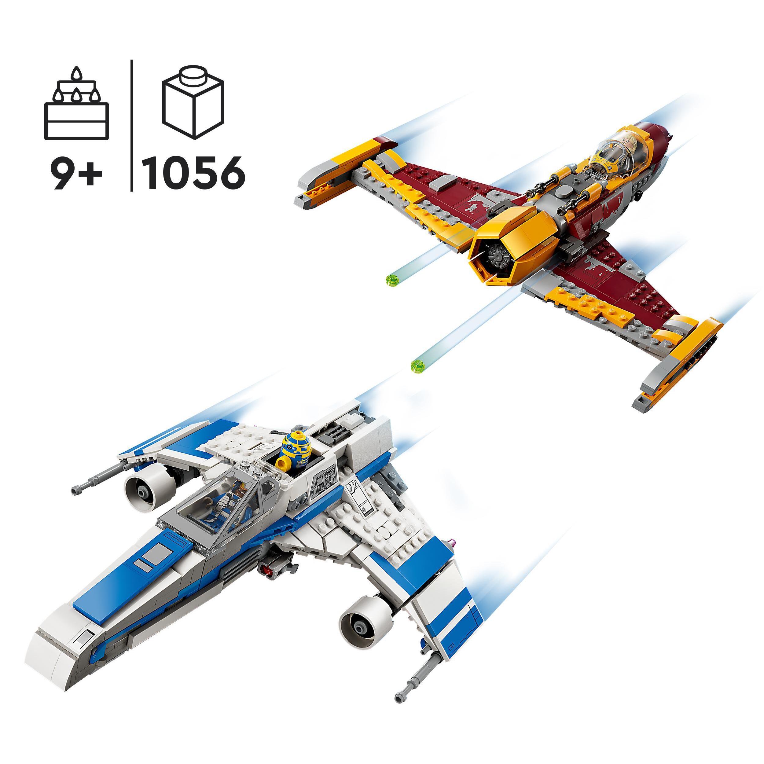 LEGO STAR WARS 75364 - E-WING DELLA NUOVA REPUBBLICA VS STARFIGHTER DI SHIN HATI