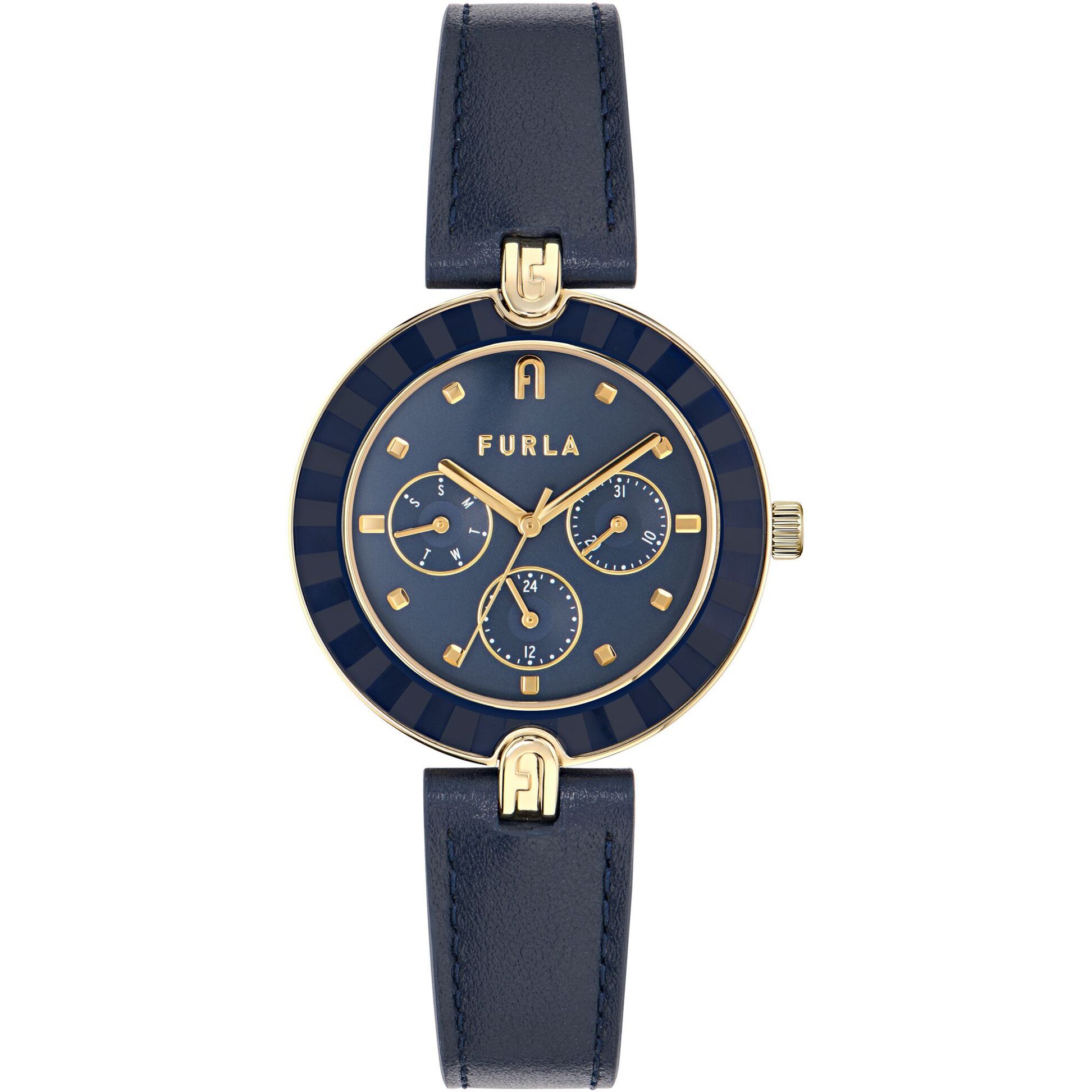 Furla Orologio Analogico Al Quarzo Furla Logo Links Multifunction