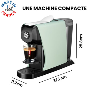 Cafetière à dosette MALONGO EOH VERT TILLEUL PASTEL