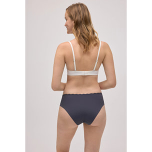 Slip midi laser blu navy