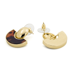 Pendientes Doomdur acabado oro amarillo 18k