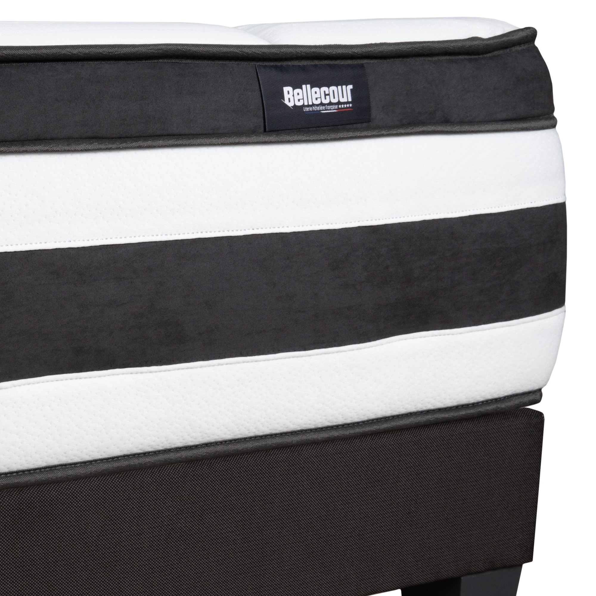 Matelas Hybride Fontainebleau, 25 cm, Soutien Ferme, Ressorts Ensachés & Mousse mémoire de forme