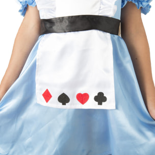 Alice Wonderland Costume Carnevale Travestimento Bambina