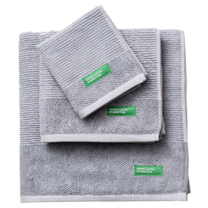 Set 3pcs toallas de baño  gris  benetton