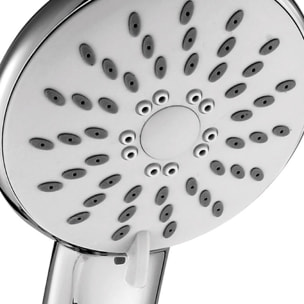 Pommeau de douche MSV Delfina Ø 91 mm – 3 fonctions – Économie d'eau 54 % – Chromé