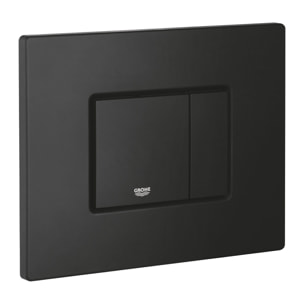 Plaque de commande WC Even, Noir