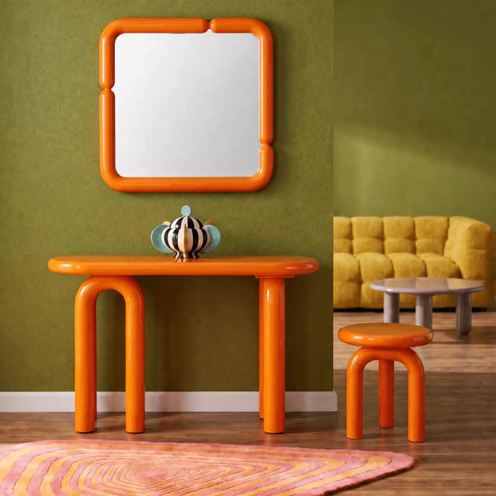 Table d'appoint Eliano 50cm orange Kare Design