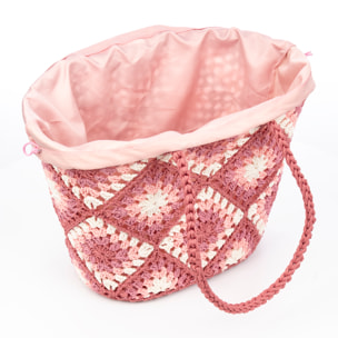 Zenson bolso de hombro mujer. Fabricado en algodón.