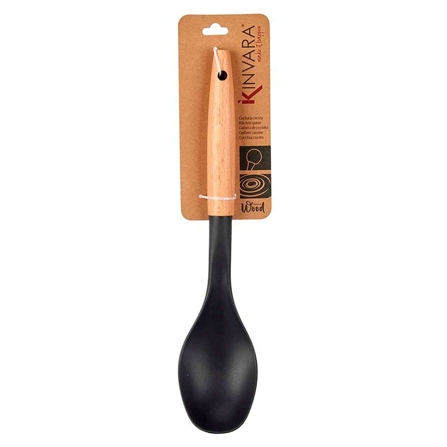 CUCHARA COCINA MANGO MADERA