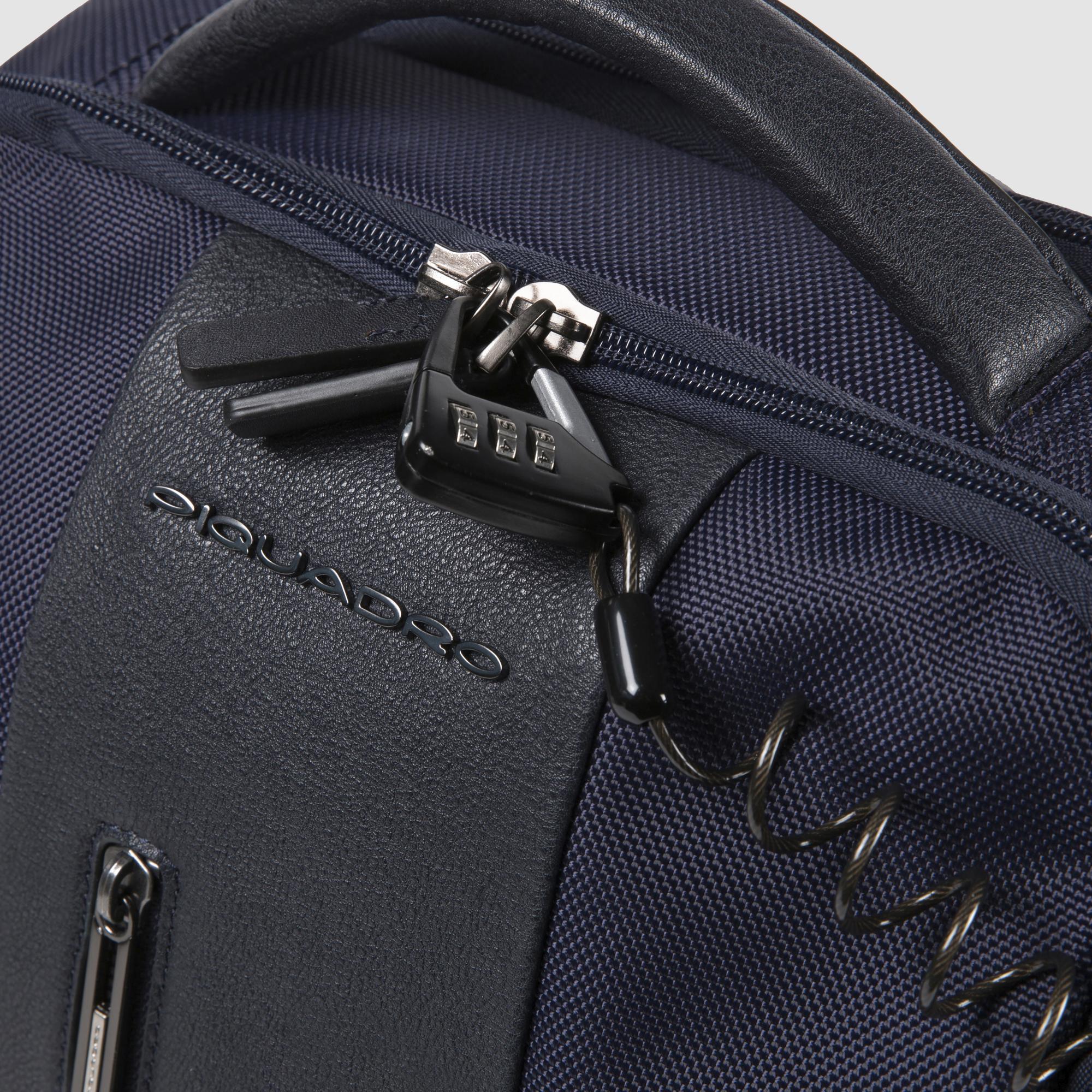 Piquadro Zaino uomo porta pc 15,6" in tessuto riciclato