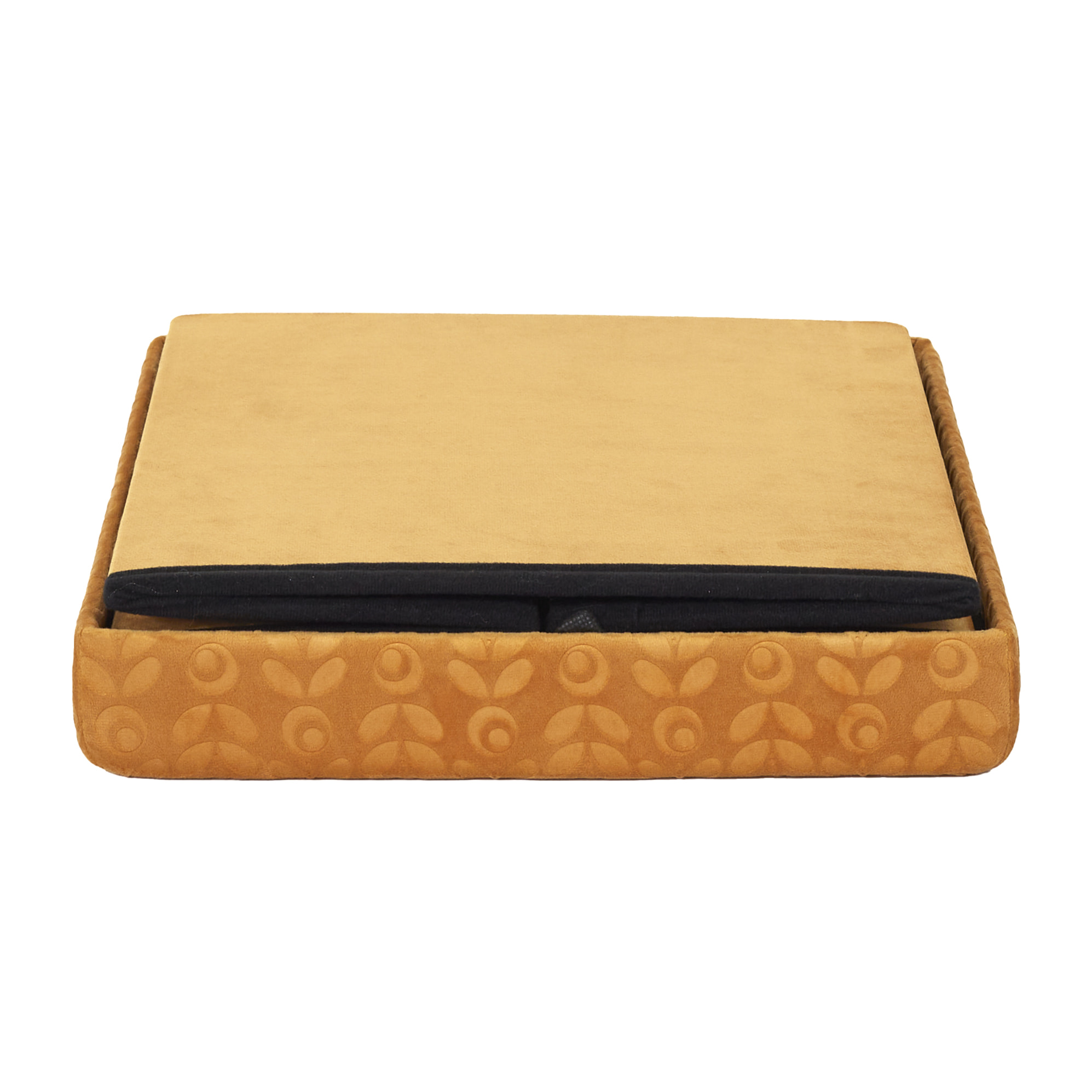 Coffre Pouf Pliable Retro Moutarde