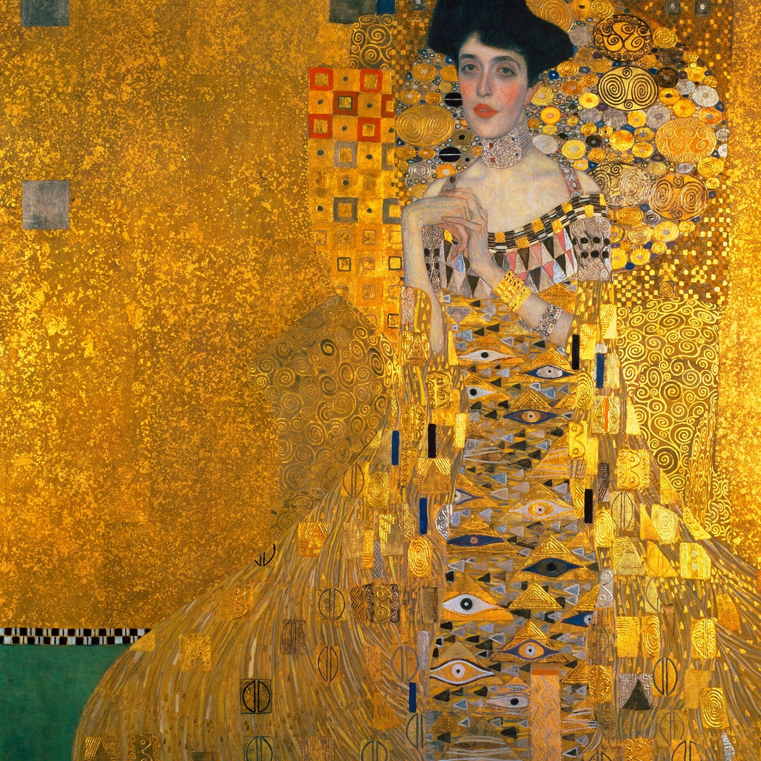 Tableau célèbre Adèle de Gustav Klimt Tableau plexiglas
