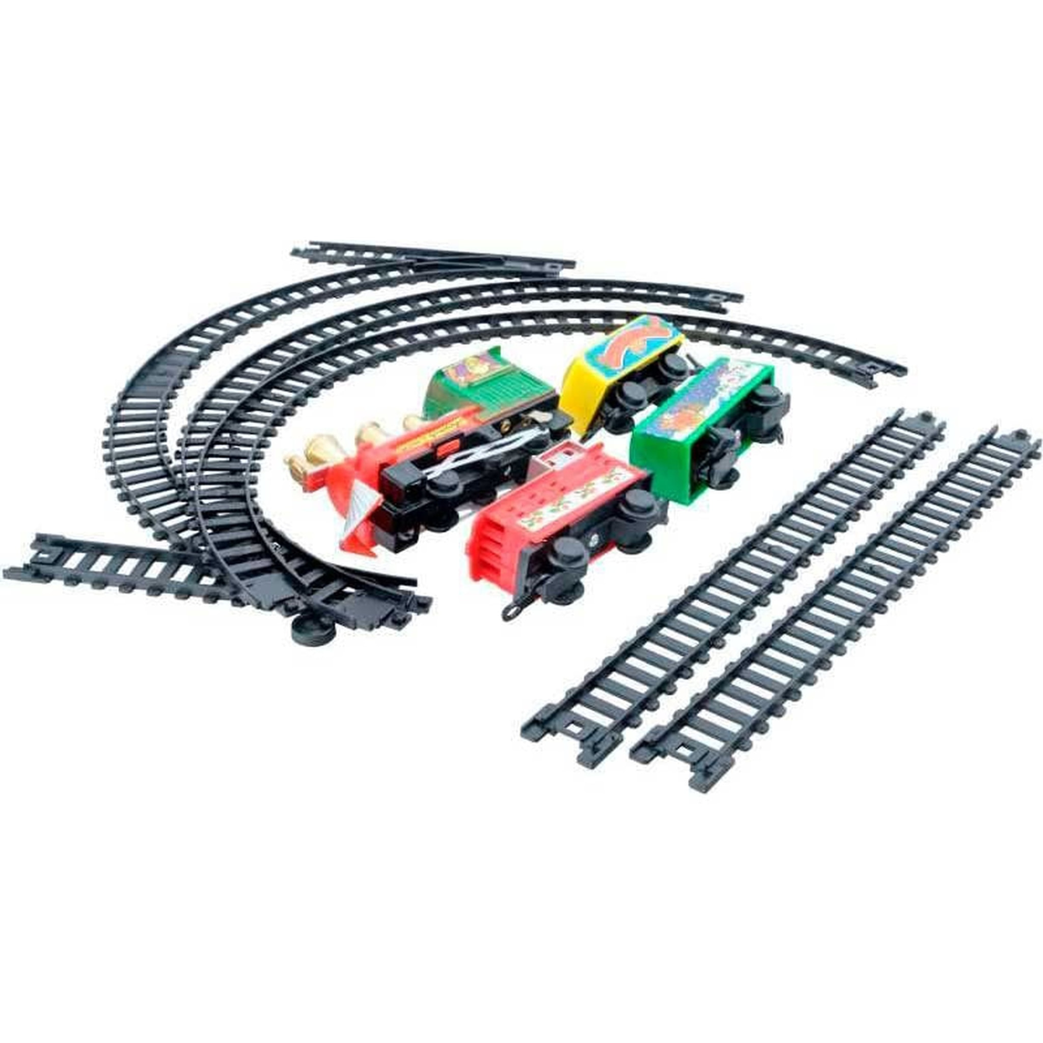Juego de tren de navidad con 9 piezas para decoración