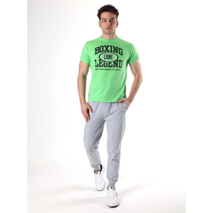 Camiseta de hombre de manga corta con estampado 'Boxing Legend' Leone Active