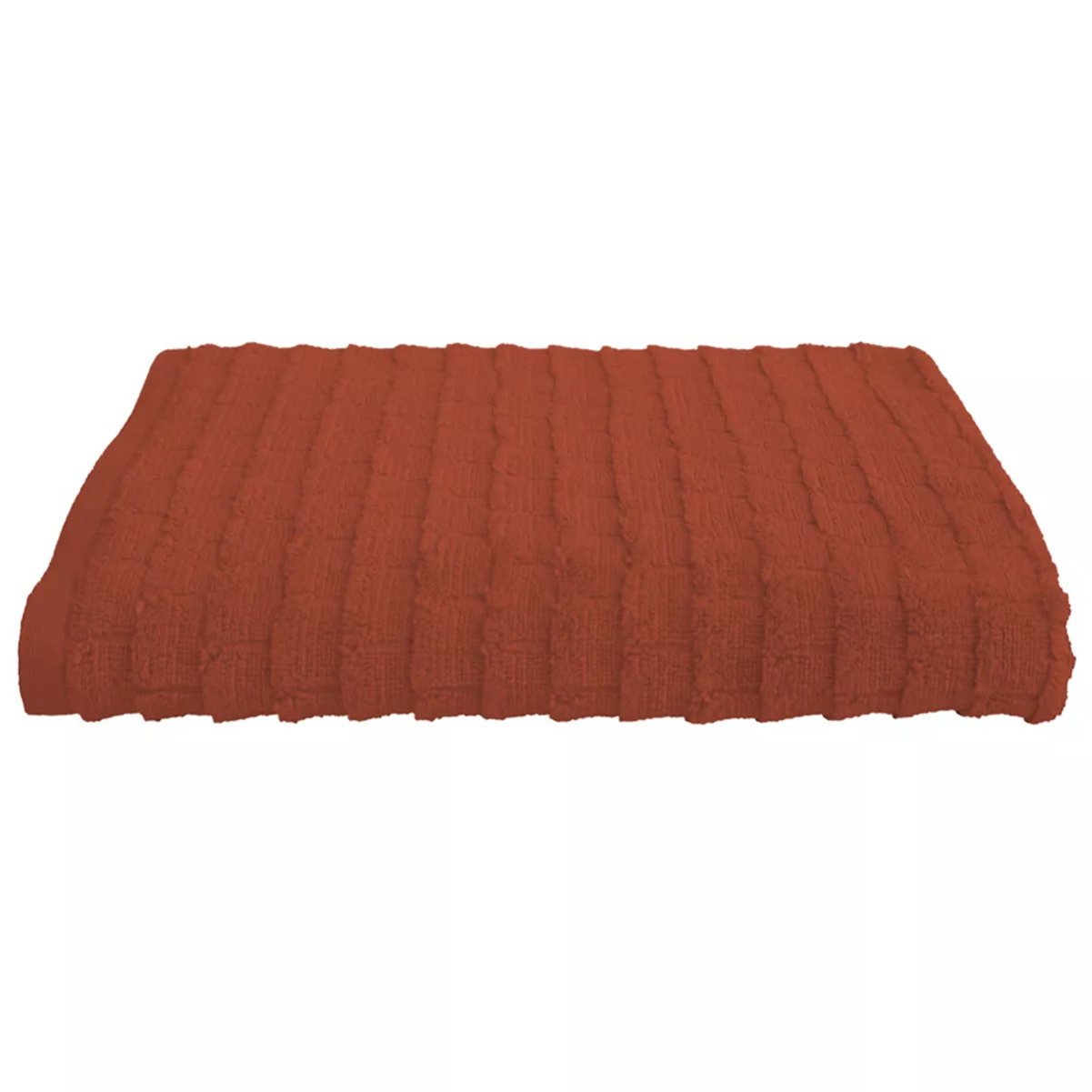 Serviette eponge pur coton 575 g/m² uni orange Cascade rouille