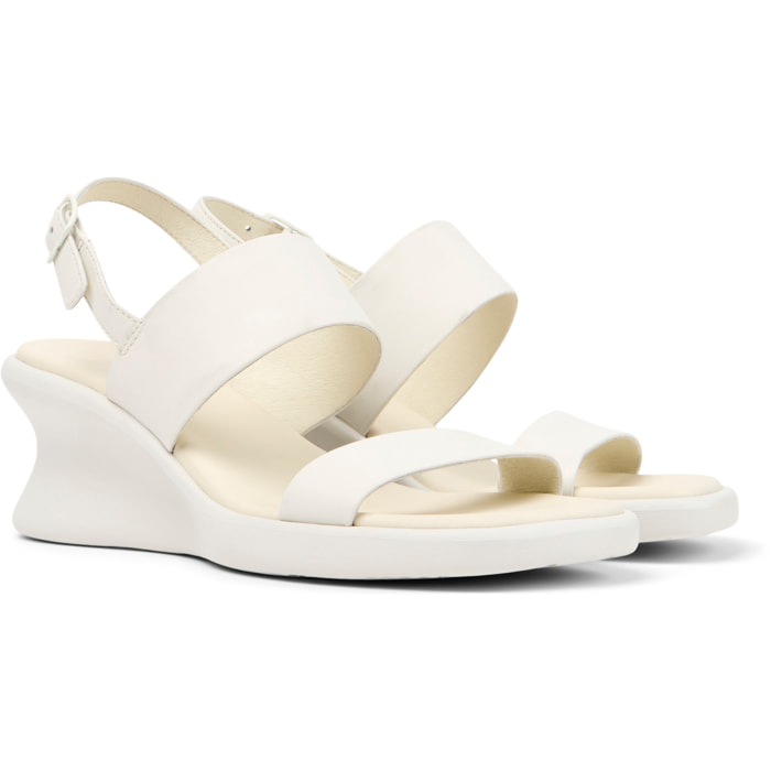 Sandalias - CAMPER Louise Sandal - Blanco - Cuero liso