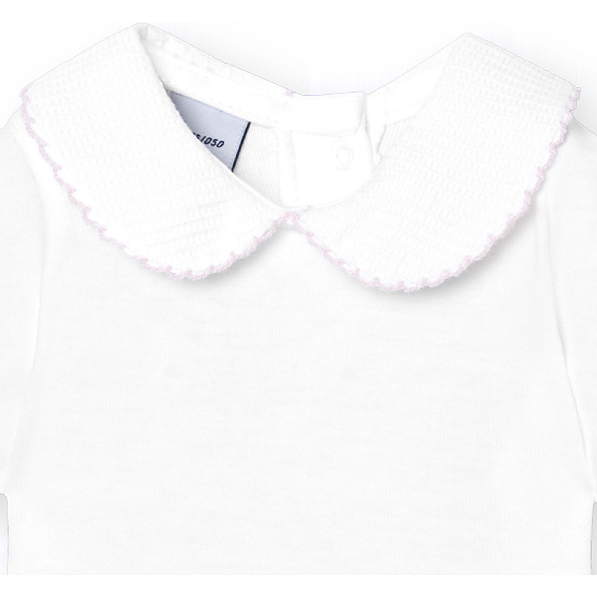 Body bebé manga corta cuello piqué