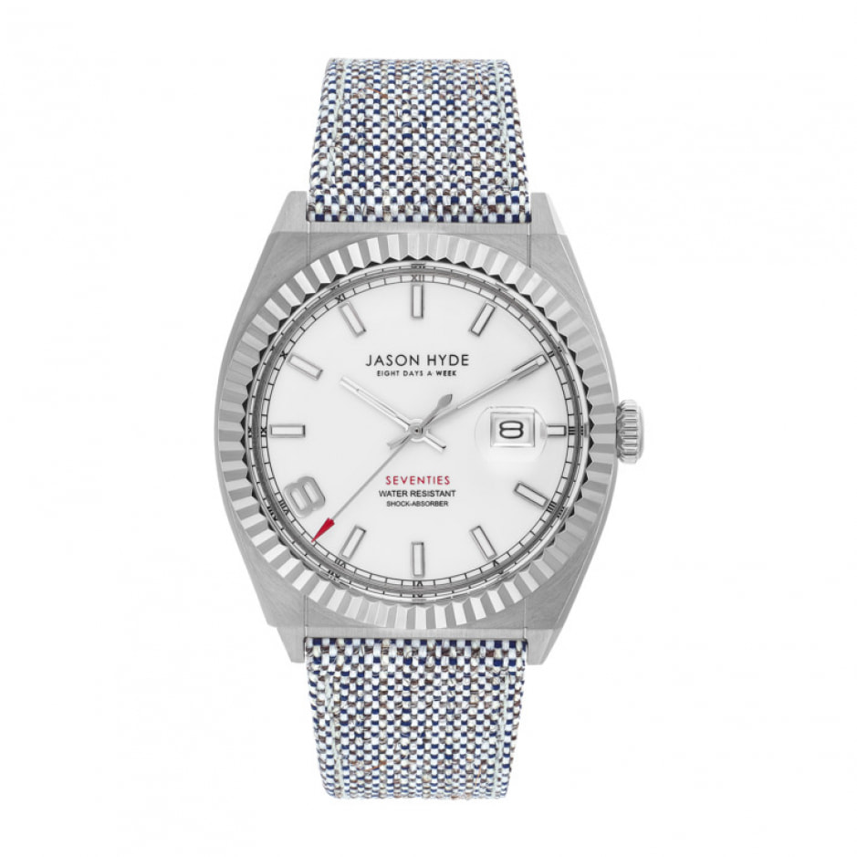 Reloj Jason Hyde JH30000 Mujer Analogico Cuarzo con Correa de Textil