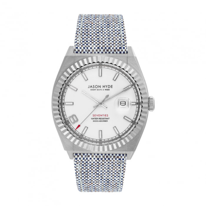 Reloj Jason Hyde JH30000 Mujer Analogico Cuarzo con Correa de Textil