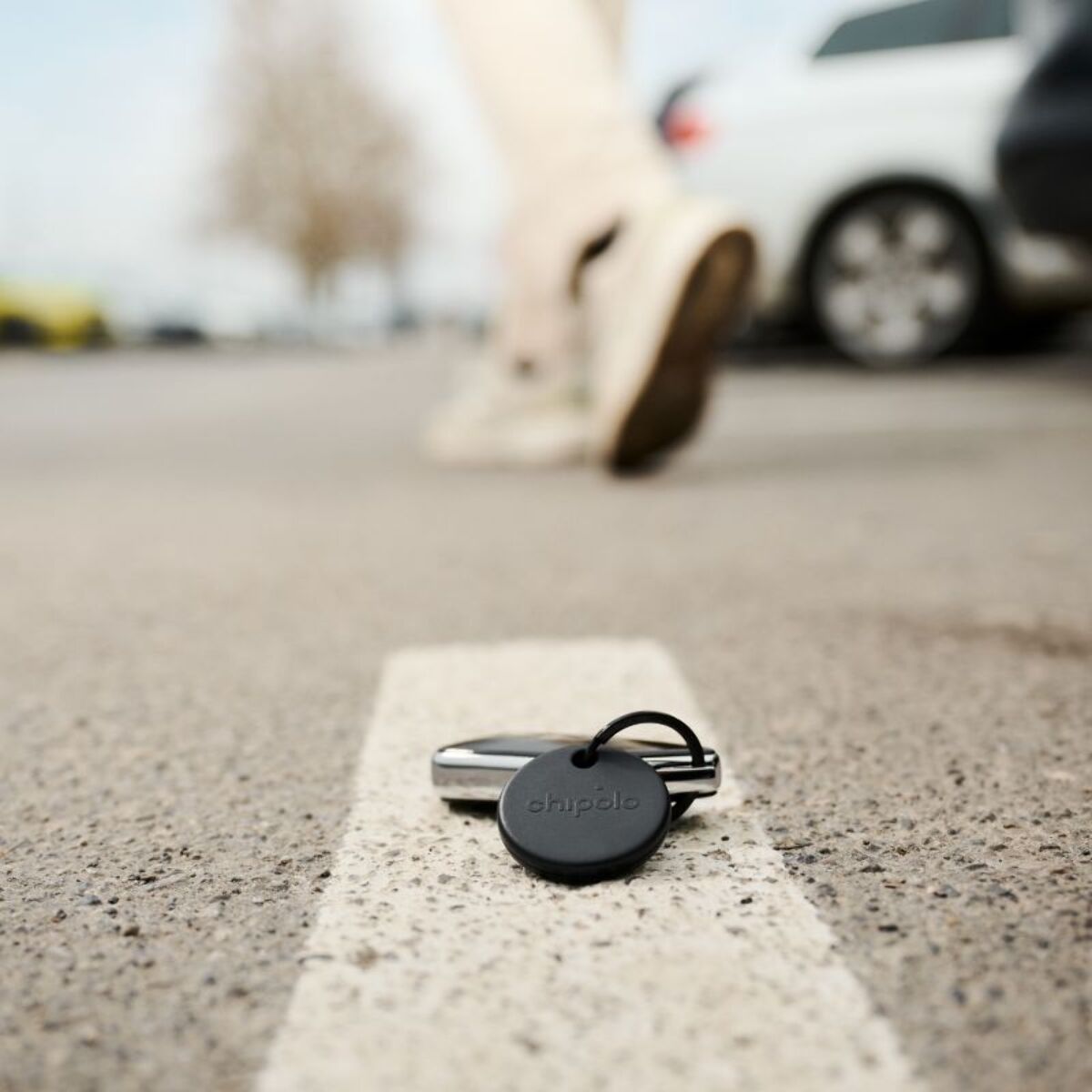 Tracker GPS CHIPOLO POP porte cléfs noir