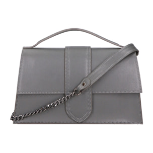 Borsa a mano da donna - Modello Lina - Vera pelle - 34.0 x 20.0 x 9.0 cm