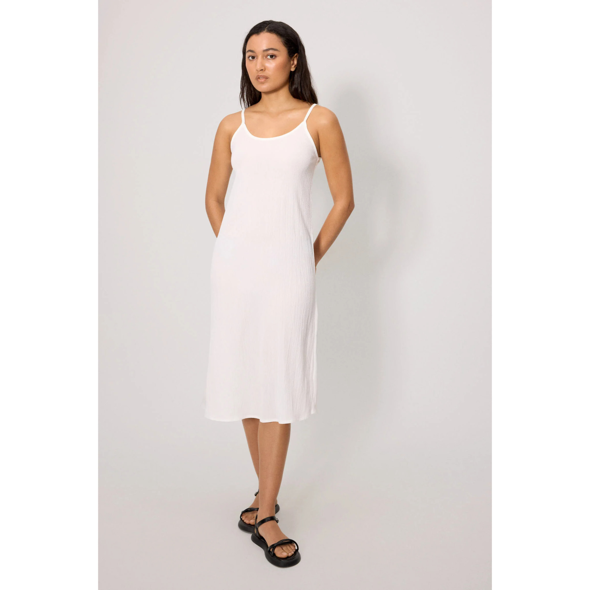 Vestito midi Bianco