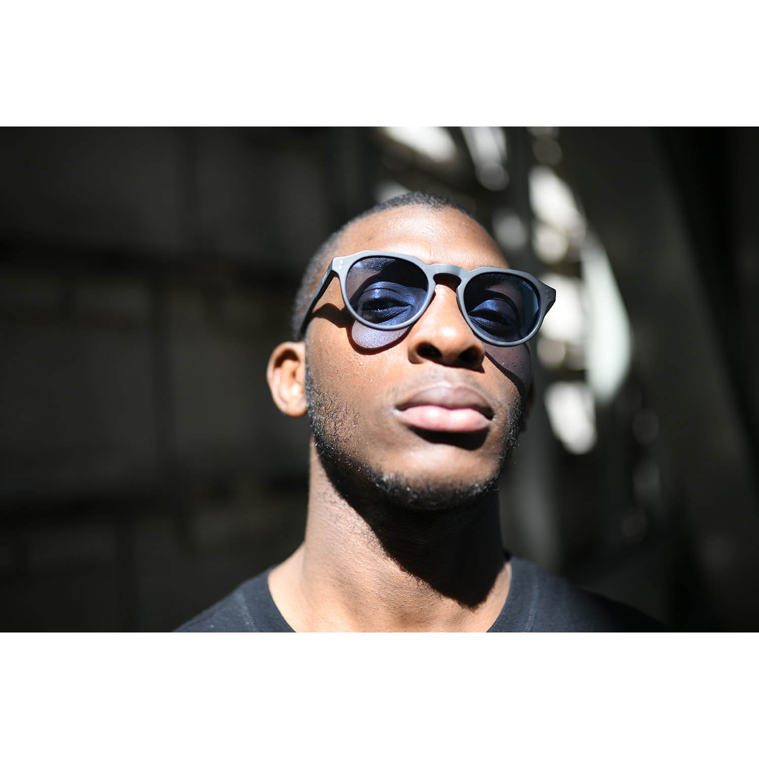 Gafas de sol OCEAN CYCLOPS - Negro mate y azul transparente