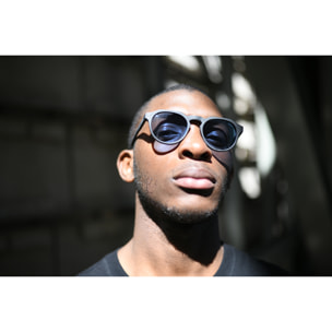 Gafas de sol OCEAN CYCLOPS - Negro mate y azul transparente