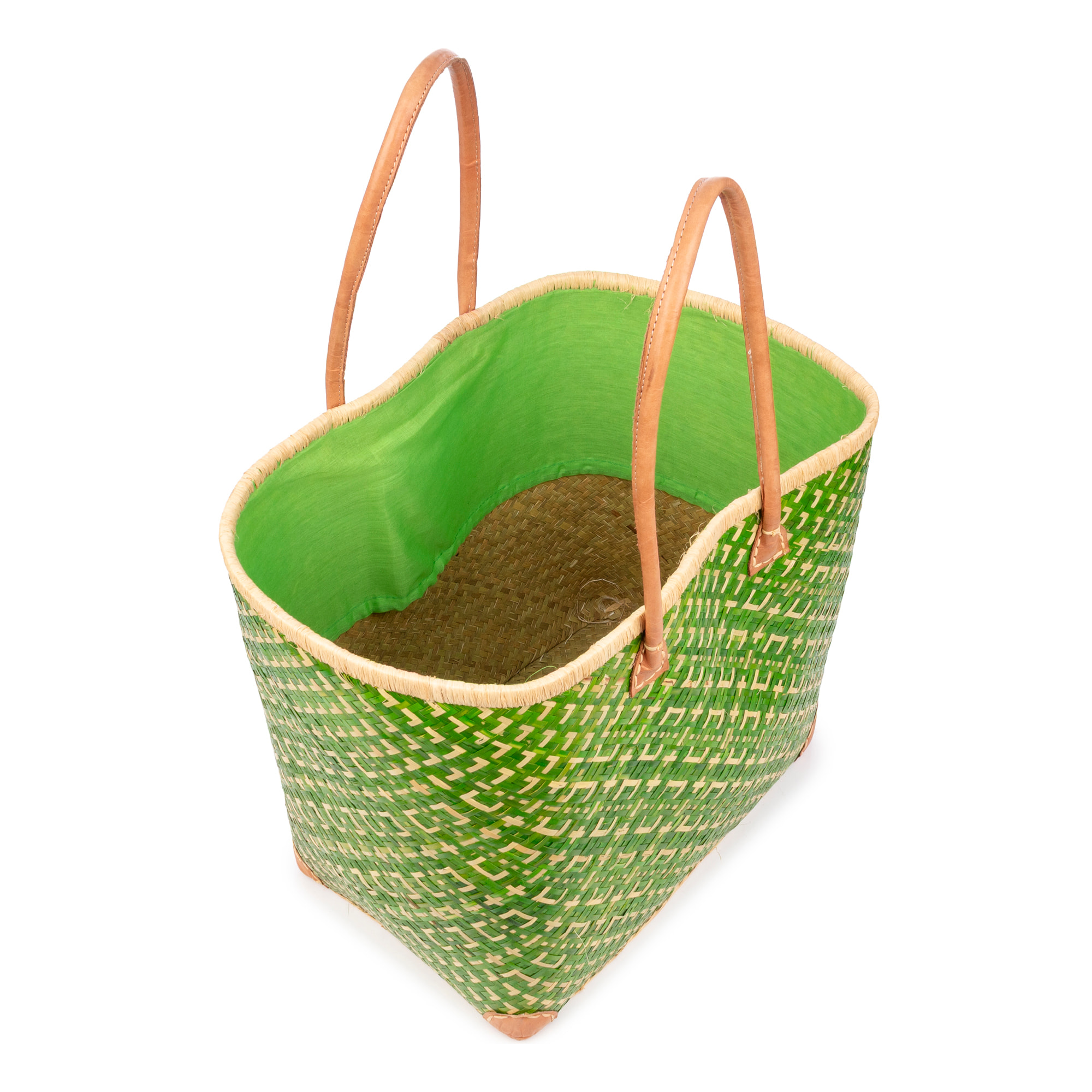 Arda borsa a tracolla donna. Realizzata in paglia con manici in pelle.