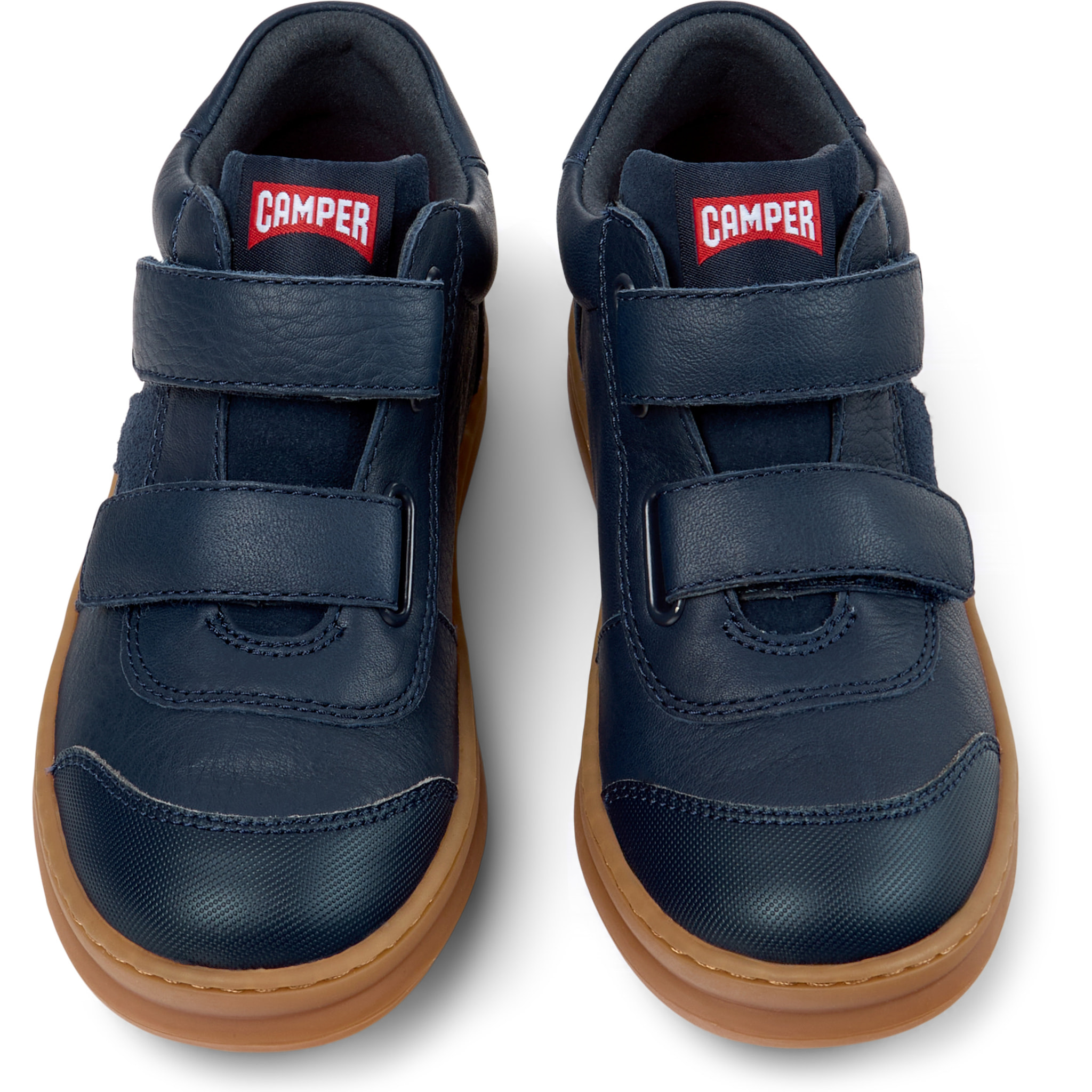 Sneaker-Bootie - CAMPER Runner Four - Blu - Pelle liscia