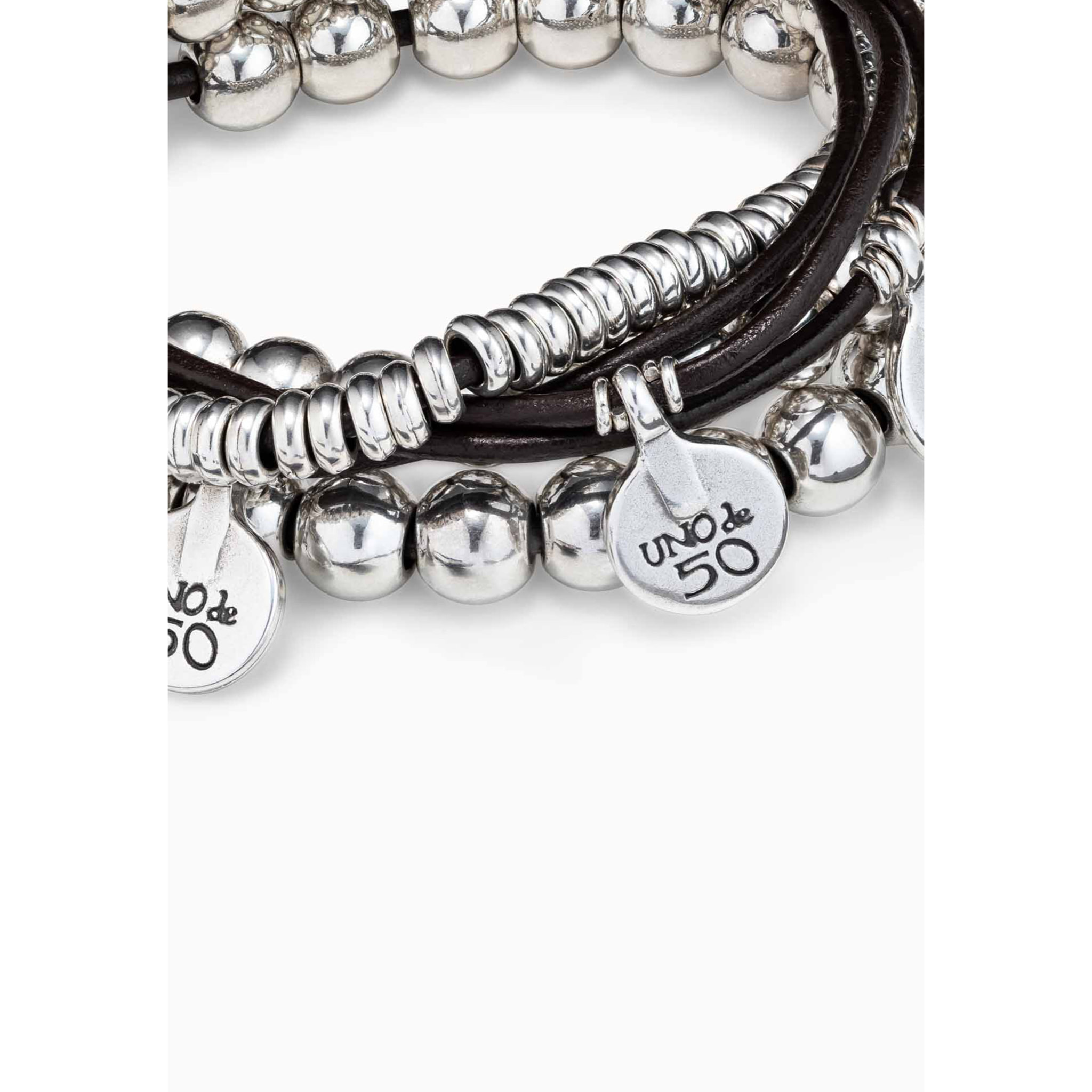 Pulsera El lío pardo PLATEADO XL