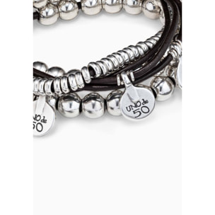 Pulsera El lío pardo PLATEADO XL