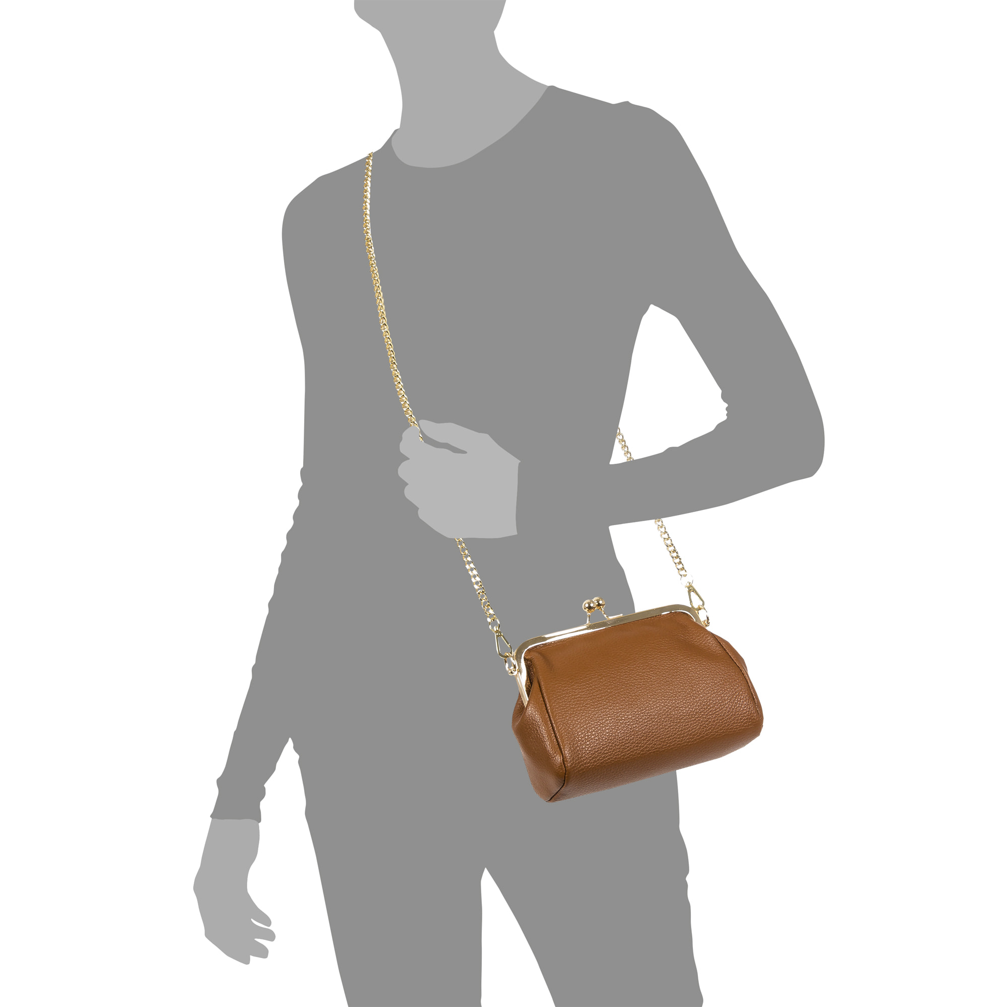 Ambivere borsa a mano Donna. Pelle autentica Dollaro.